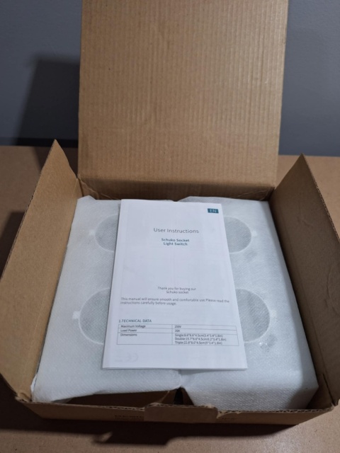 CNBINGO JFGM2 podwójne gniazdo USB – szklane 2 x (typ C i USB-A maks. 2,1 A) NOWY