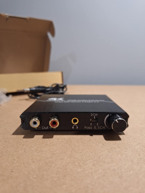 Ekstraktor dźwięku HDMI 2.0,dźwięku 4K NOWY