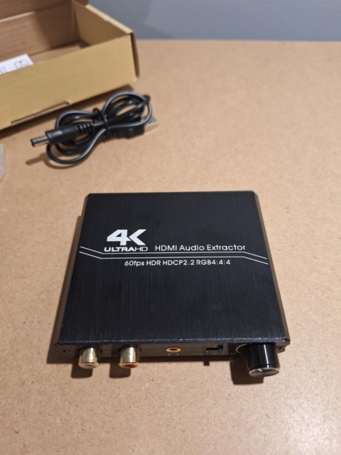 Ekstraktor dźwięku HDMI 2.0,dźwięku 4K NOWY
