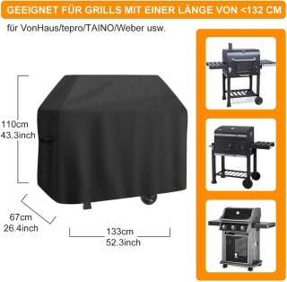 Pokrowiec na grilla wodoodporny Raveao NOWY